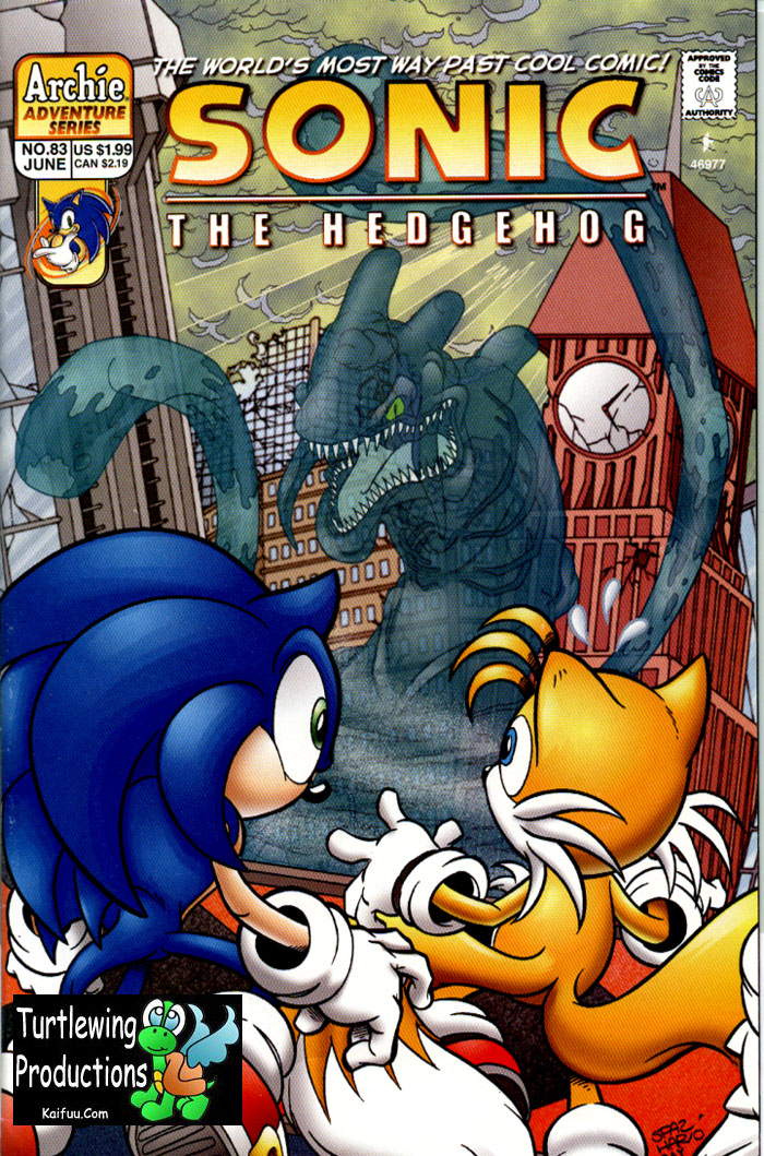 Sonic - Archie Adventure Series June 2000 Comic cover page